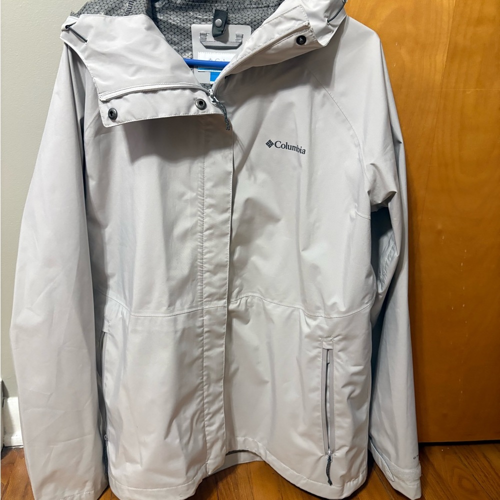 Columbia Gray Geometric Pattern Jacket - image 1